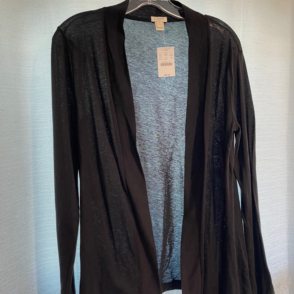 j crew cotton cardigan